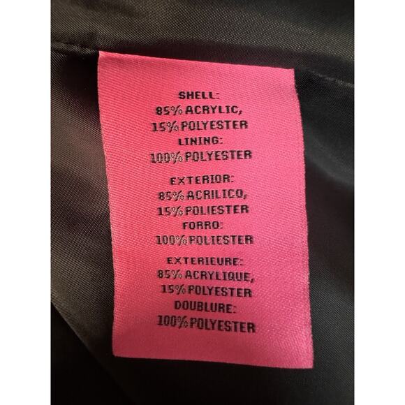 Betsey Johnson Size Small Faux Fur Vest Retro Glamorous Mob Wife Animal Print - Picture 9 of 10